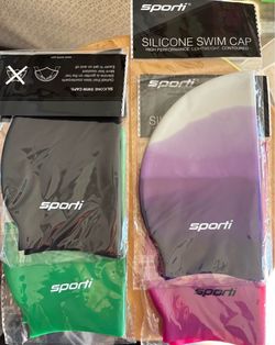 Silicone swim cap