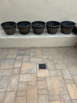 Barrel Planter Pots