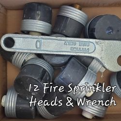 Fire Sprinkler Heads and Wrench. - Must Have Backups on Site