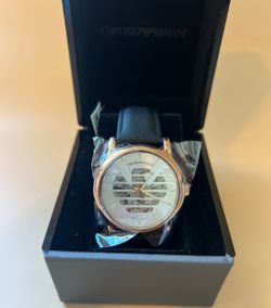 Emporio Armani Skeleton Leather Automatic Men's Watch AR60031