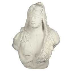 LM Treasures Hercules Fiberglass Resin Bust