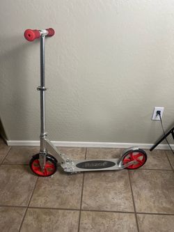 Razor Scooter Silver and Red