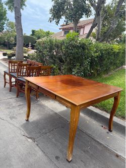 **FREE** All Wood Table and chairs