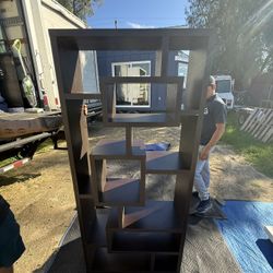 Brown Bookshelve