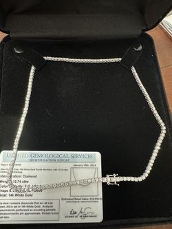 14k Diamond Necklace 