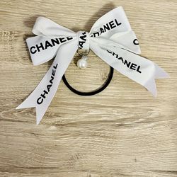 Chanel Ribbon Made Hair Tie 