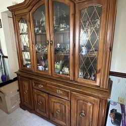 Vintage China Cabinet 