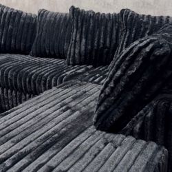 Need Gone! Today Fluffy Corduroy Sectional couch $50Down