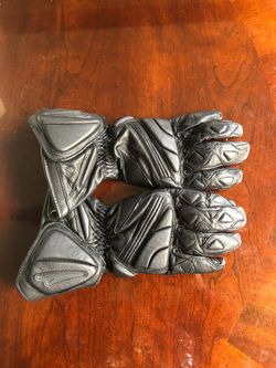 Ladies Teknic Leather Plated Motorcycle Gloves XL