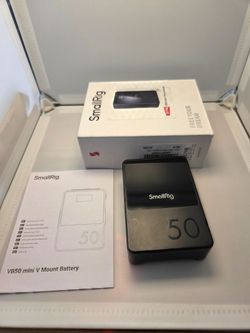 SmallRig VB50 Mini V-Mount Battery (50Wh, Black)
