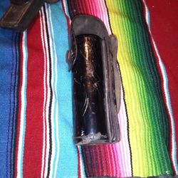 Security Item. Straight Baton Holder Leather Only.