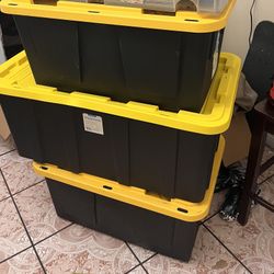 Bins of Vintage Clothes 