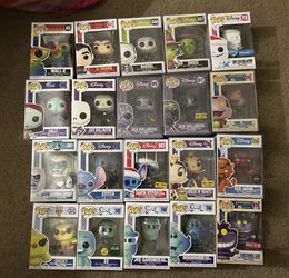 Funko Pops Disney  $10 each  or buy them all for $175