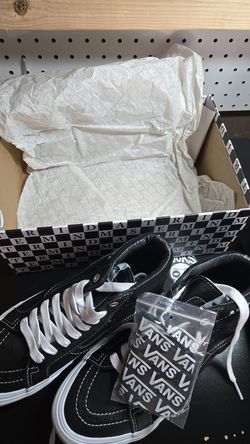 Vans Vault x Mastermind World Sk8‑Hi Reissue VLT LX Black Leather Men’s 6.5 / Women’s 8 Limited Edition