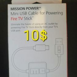Power USB Cable For Fire TV Stick