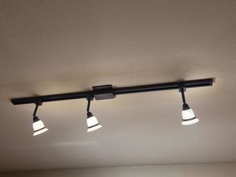3-Light Ceiling Track Lighting Fixture