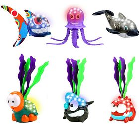 Light up pool diving toys