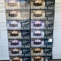 Hampton Bay 30 in. Steel Fire Ring 