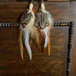 Handcrafted Feather Earrings