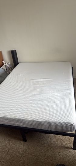 Full Size Mattress + Bed Frame