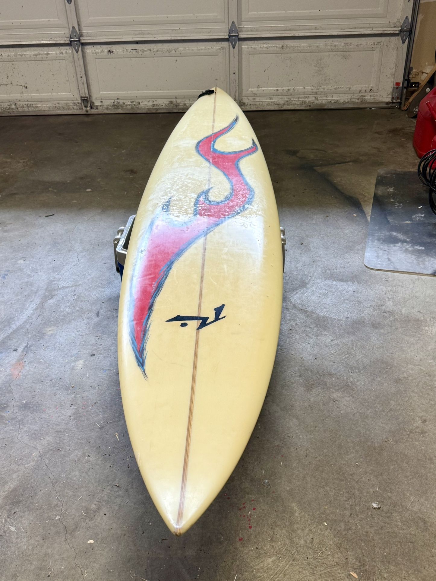 Rusty Diamond Longboard 9ft With Sock And New Leash
