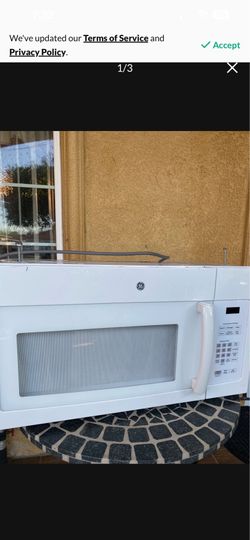 Over the range microwave