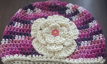 Adult Hat Crocheted Handmade