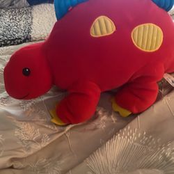 Red Plush Dinosaur