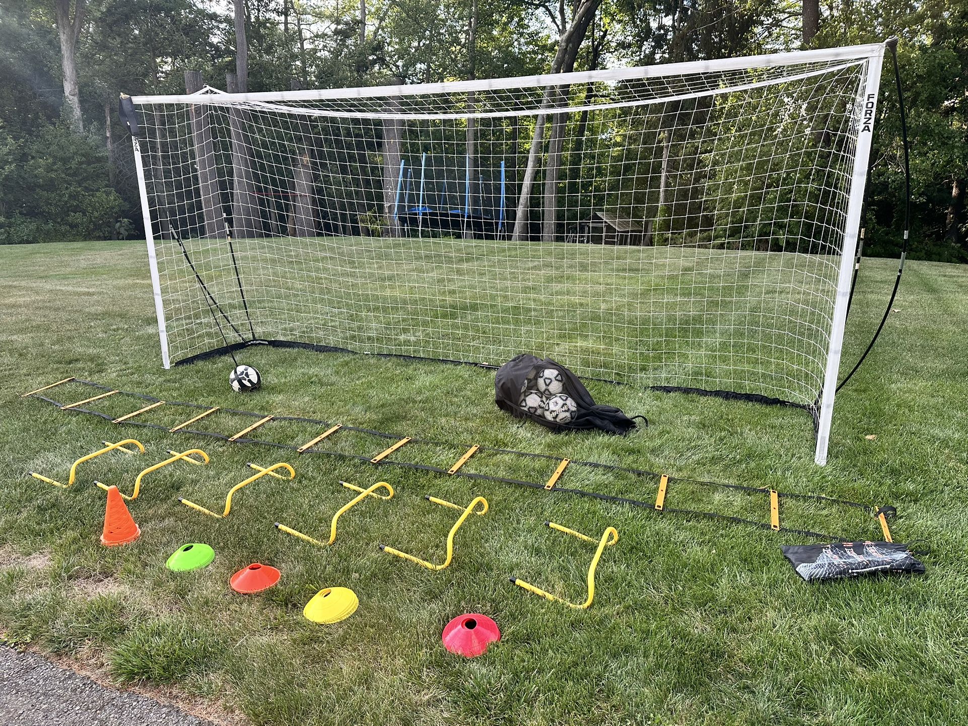 Soccer goals and other equipment