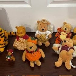 Disney Winnie the Pooh Plush Toy and 1 Ceramic Piece $15 for All 