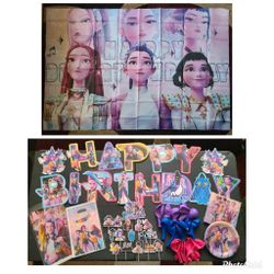 Kpop Dwmon Hunters Decorations Kpop Demkn Hunters Balloons