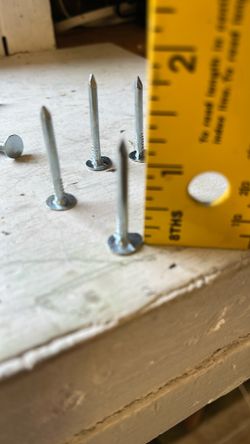 1 1/4 Inch Galvanized, Roofing Nails. 