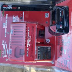 Milwaukee battery and charger