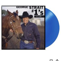 George Straits #1s Volume 1 - Exclusive Blue Limited Edition Color vinyl, LP  This album is a compilation of some of George Strait's biggest hits on v