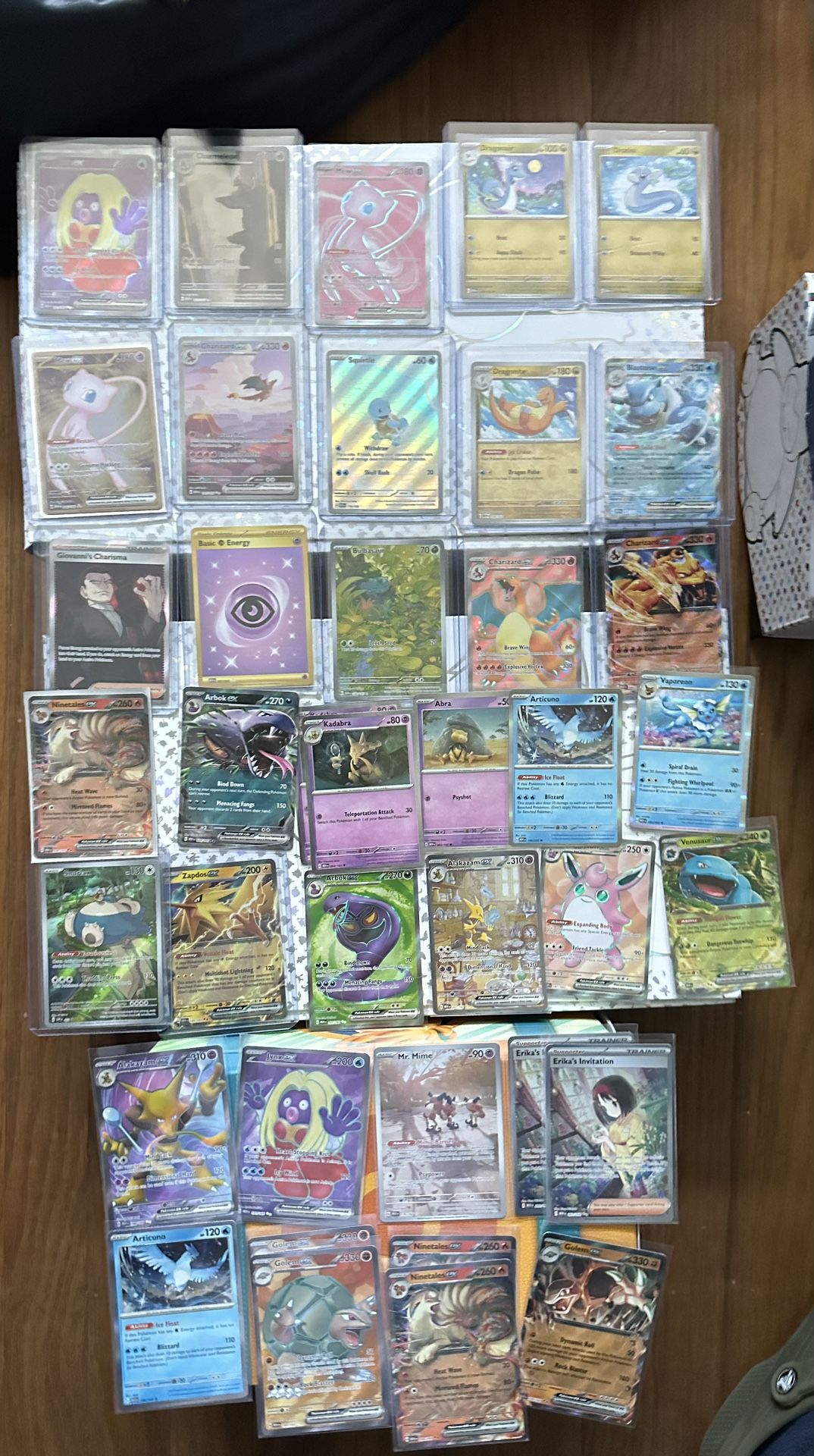 Pokémon Cards (mint Or Near Mint), Starting Accessories, Dice, Sleeves, Dividers, Etc. READ DESCRIPTION
