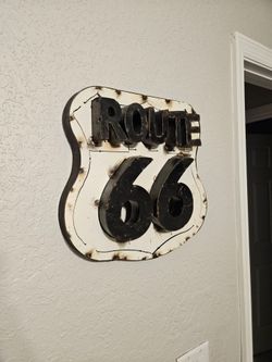 Welded sign