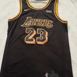 Lakers James #23 Black Jersey – XL