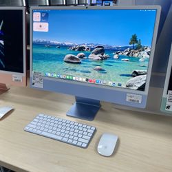 iMac 24 inch 2024 M4 16GB 256GB SSD Purple with Store Warranty And Financing