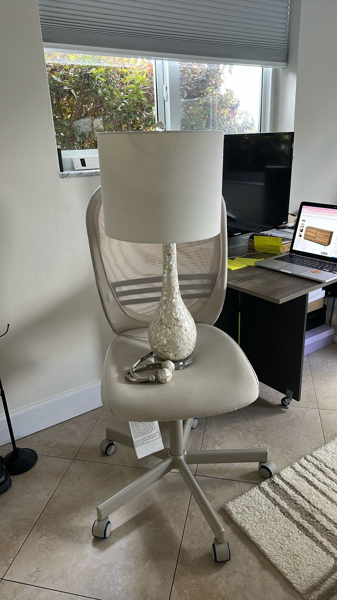Mother Of Pearl Lamp