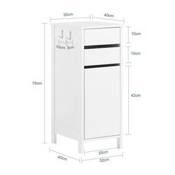 SoBuy Mobile Filing Cabinet