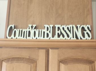 Wooden COUNT YOUR BLESSINGS