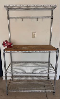 Workstation- sturdy multi use chrome - see full description and all photos