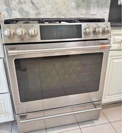 Café single dual fuel range 30"