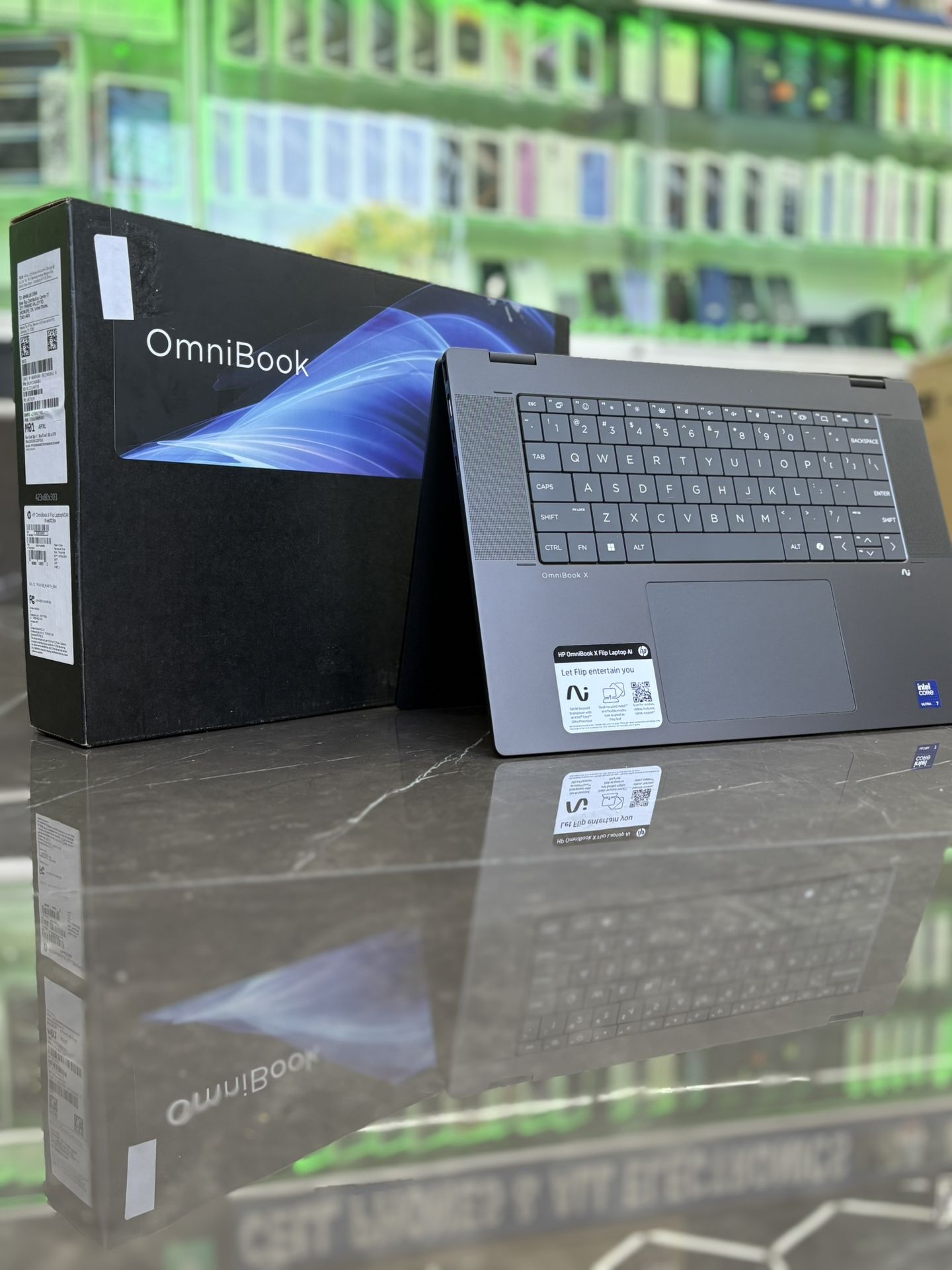 HP OmniBook 16” X Flip Laptop Intel Core Ultra 7 1TB SSD 16GB Ram -Touchscreen Windows 11 (Take It Home In Payments/ llévalo a casa en pagos