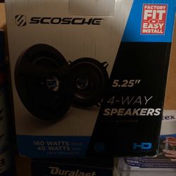 New Never Used 5.25 Speakers