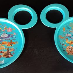 2025 Disney California Adventure Food & Wine Festival Pair Of Collectible Plates