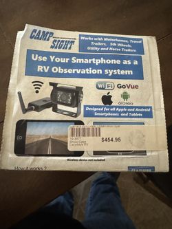 Camp Sight Camera For Travel, Trailer , Or Even RV.