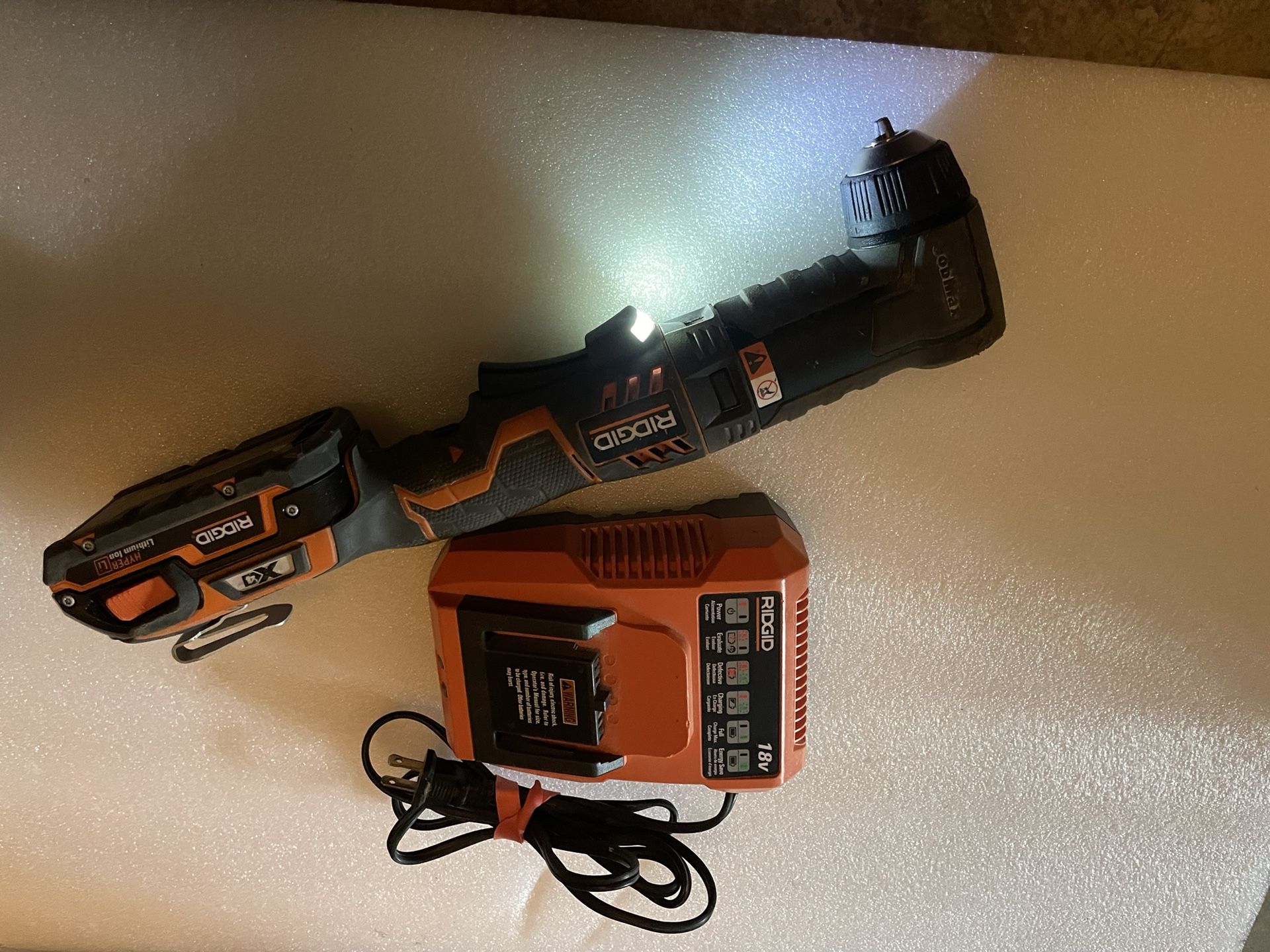 Ridgid Engle Drill Buttery And Charter 