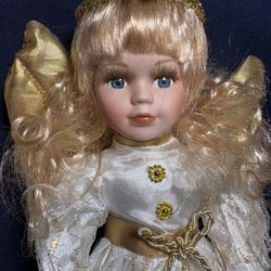 Christmas Gift Authentic Elegant Porcelain Collection Dolls Set Of2