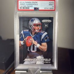 2014 New England Patriots Jimmy Garoppolo PSA 9